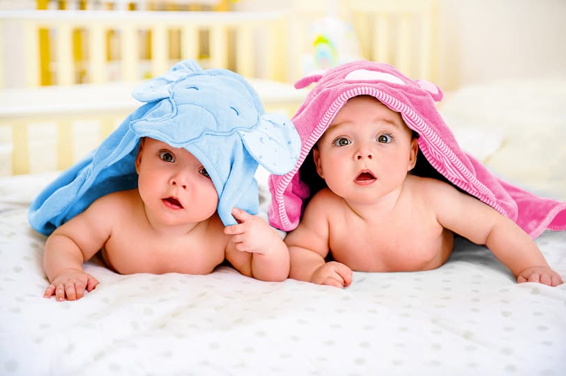 Baby gender DNA test background