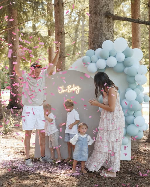 Gender reveal celebration